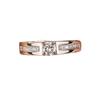 Marriage Opening Type Adjustable Engagement Ring Wedding Simulated Diamond Ring for Proposal - Couple Ring