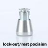 Factory Black/Silver/Red/Blue Colored Supply Aluminum Alloy Threaded-In Spring Loaded Plunger With Hold-Open Feature