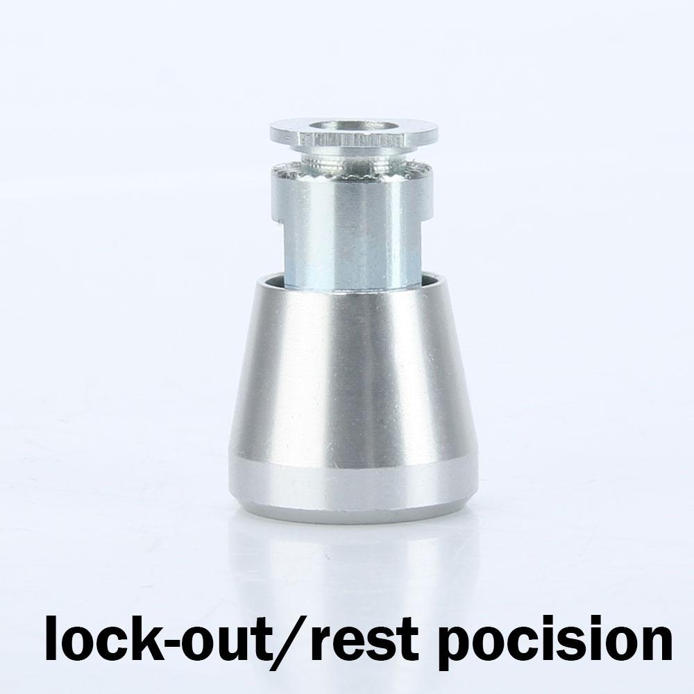 Factory Black/Silver/Red/Blue Colored Supply Aluminum Alloy Threaded-In Spring Loaded Plunger With Hold-Open Feature