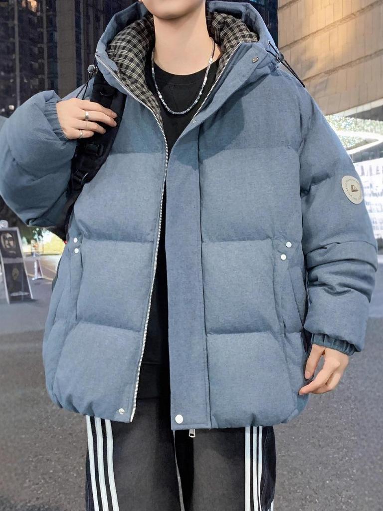 Winter Youth Fashion Cotton Jacket - Trendy, Warm, and Handsome Outerwear for Junior High and High School Boys
