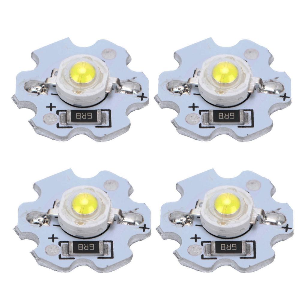 25Pcs 5V LED Chips 200LM 1W High Power LED Lamp Beads for DIY Lighting FixturesPure White