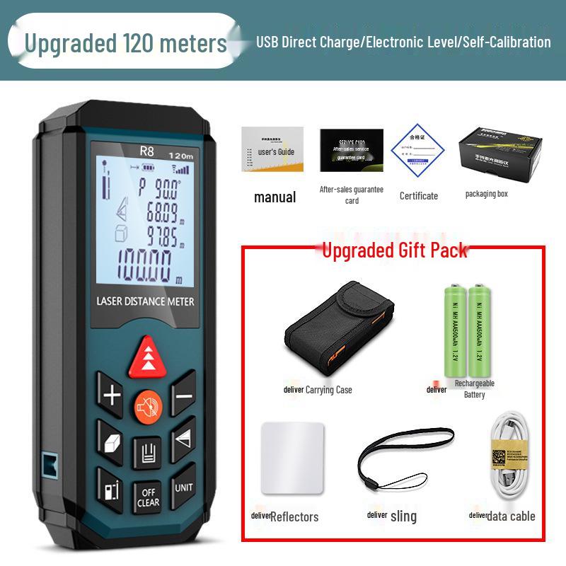 Handheld High-Precision Laser Rangefinder & Electronic Distance Ruler