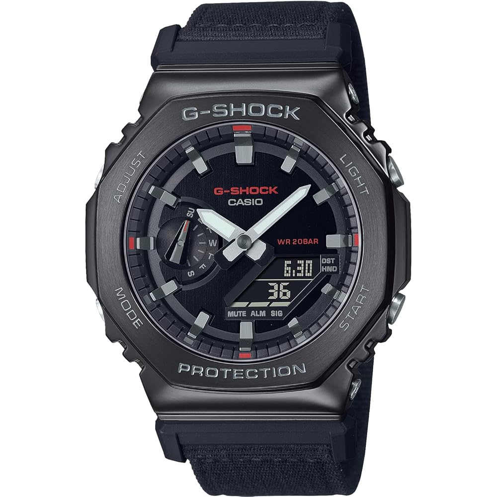 G-SHOCK GM-2100CB Metal Covered Men's Watch Black 200M Water Resistant Analog Digital Timepiece