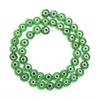 1 Strand Flat Round Glass Beads Evil Eye Lampwork Spacer Beads For Handmade Earring Bracelet Jewelry Making Supplies 4 6 8 10mm