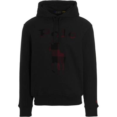Polo AH22 Sweat à capuche décontracté à imprimé logo Homme sweats à capuche Noir 710881816-001