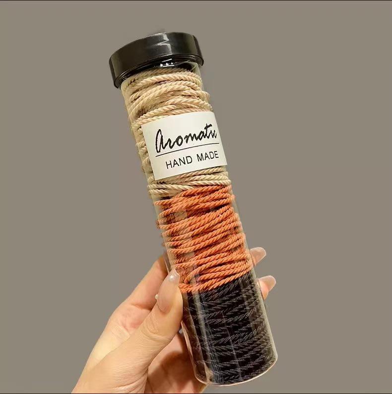Dopamine Color Hair Ties for Kids: High Elasticity, Gentle On Hair, Canned for Convenience