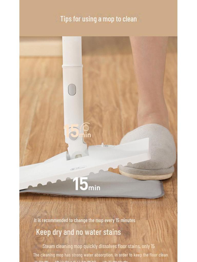 Deerma Electric Handheld Steam Mop: High-Temperature, Multi-Function Cleaning Tool for Home