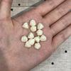 20Pcs Shell Powder Carved Lotus Seed Pod Beads 8x9mm Loose Spacer Beads for DIY Bracelet Necklace Jewelry Making Supplies