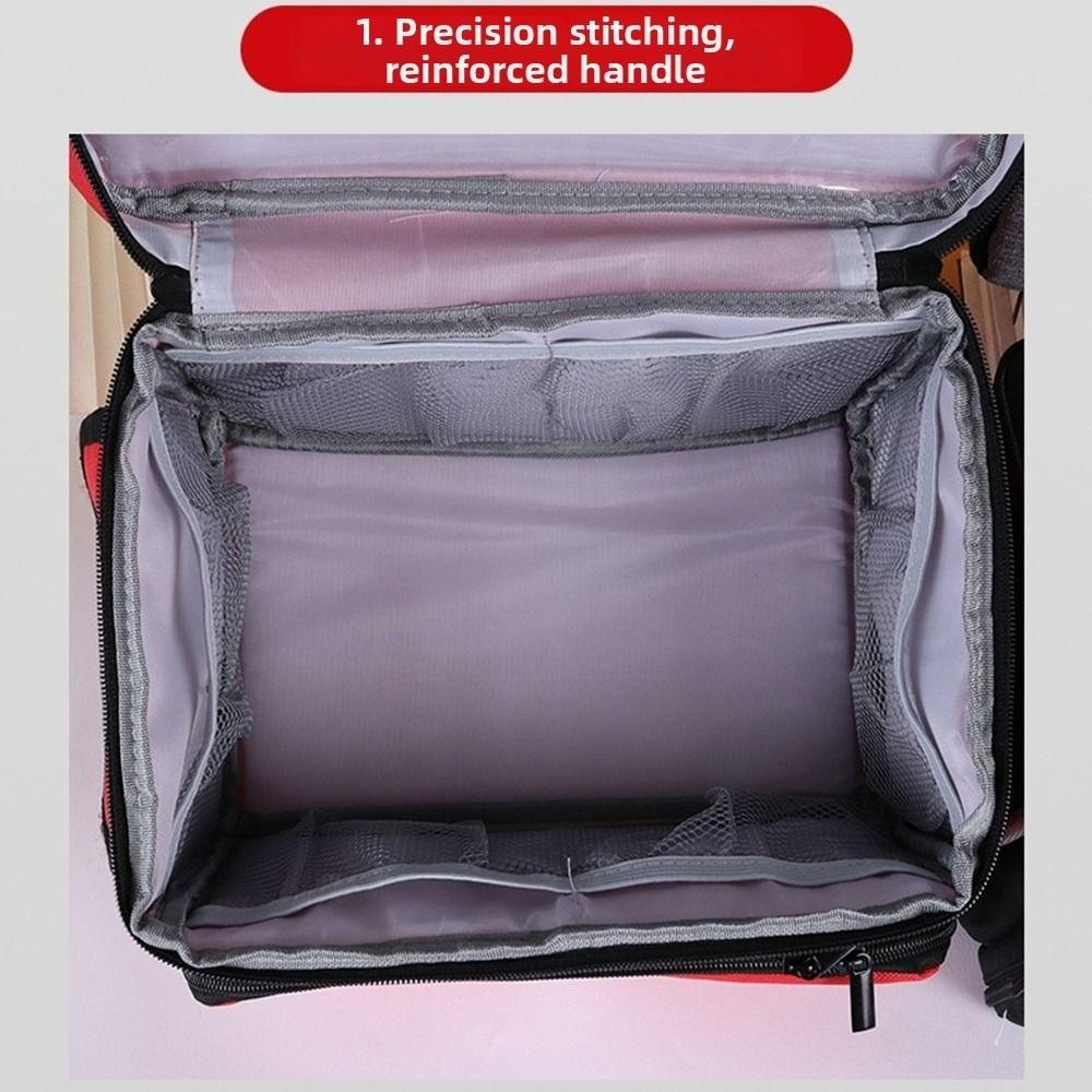 Lightweight Travel Medicine Bag Adjustable Strap Multi-Functional Medicine Storage Box Easy Grip Large Capacity