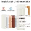 DUIERA Liter Thermos Pot Insulated Cold Pot 1500ml Pot Stylish Pot Stainless Steel Teapot Cold Insulated Teapot Tabletop Pot with Wooden Handle and