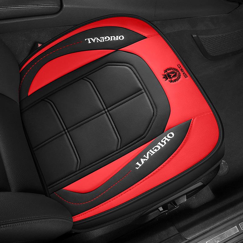 

Universal Color-Blocking Square Car Seat Cushion червоний