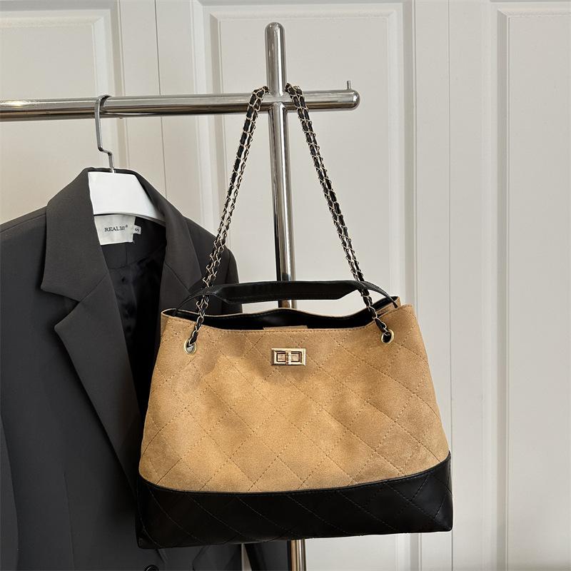 Fashion Retro Large-capacity Commuter Tote Bag Women's New Messenger Bag Daily Underarm Shoulder Bag