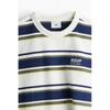 H M Loose FiT T sHirT wHiTe sTripe