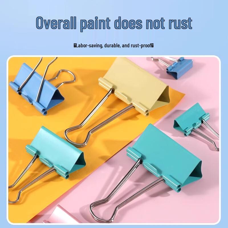 Lijiu Hong Large Colorful Binder Clips