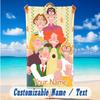 Beach Towel Custom Name Text, Quick Dry Large Towel For Beach HomeWallace & Gromit