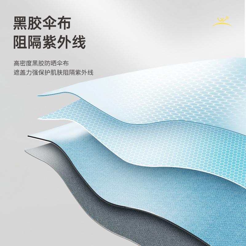 New 16-bone vinyl Macaron color weather and rain color glue parasol hand open sunscreen umbrella