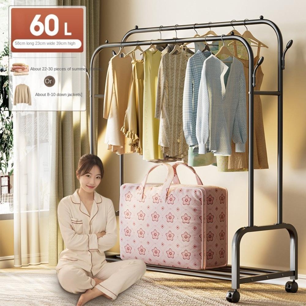 

Водонепроникні контейнери для зберігання одягу Пилонепроникна сумка Нова ковдра Сумка для зберігання господарських приналежностей 60L-58*23*39cm