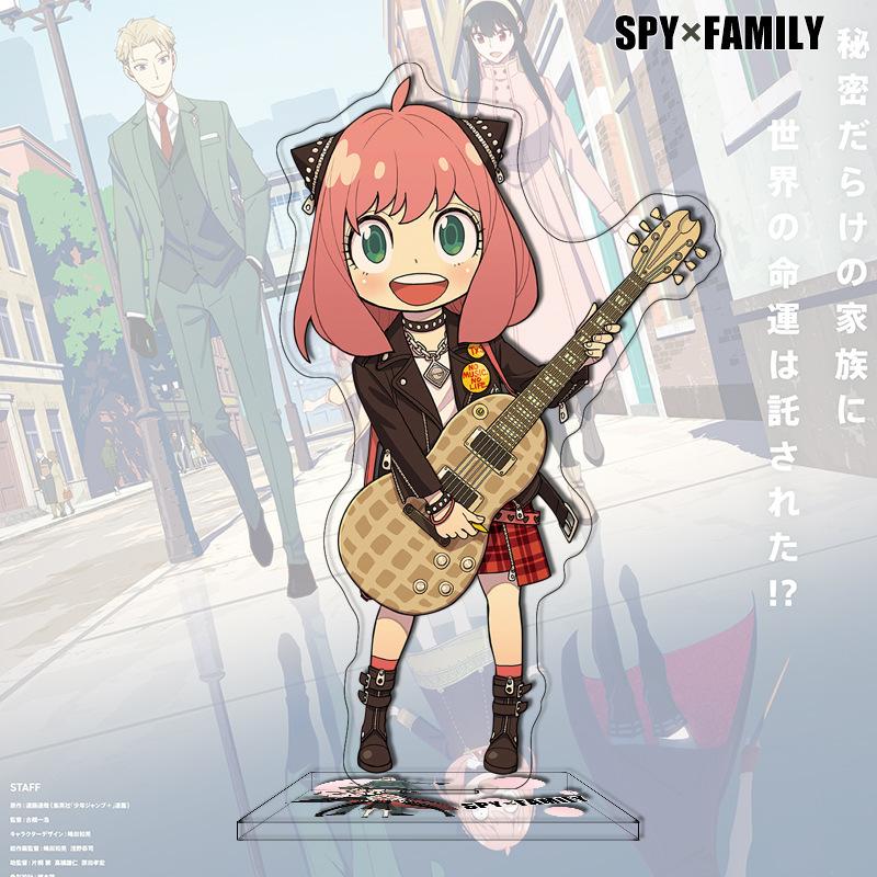 

Акриловая постоянная открытка для шпионского игрового домика, стоящая карточка в стиле аниме для семьи шпионов 100