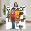 Music Band G-gorillazs  Blanket Quality Soft  Throw Blanket Winter Travel Office Couch Bed Fluffy Bedspread