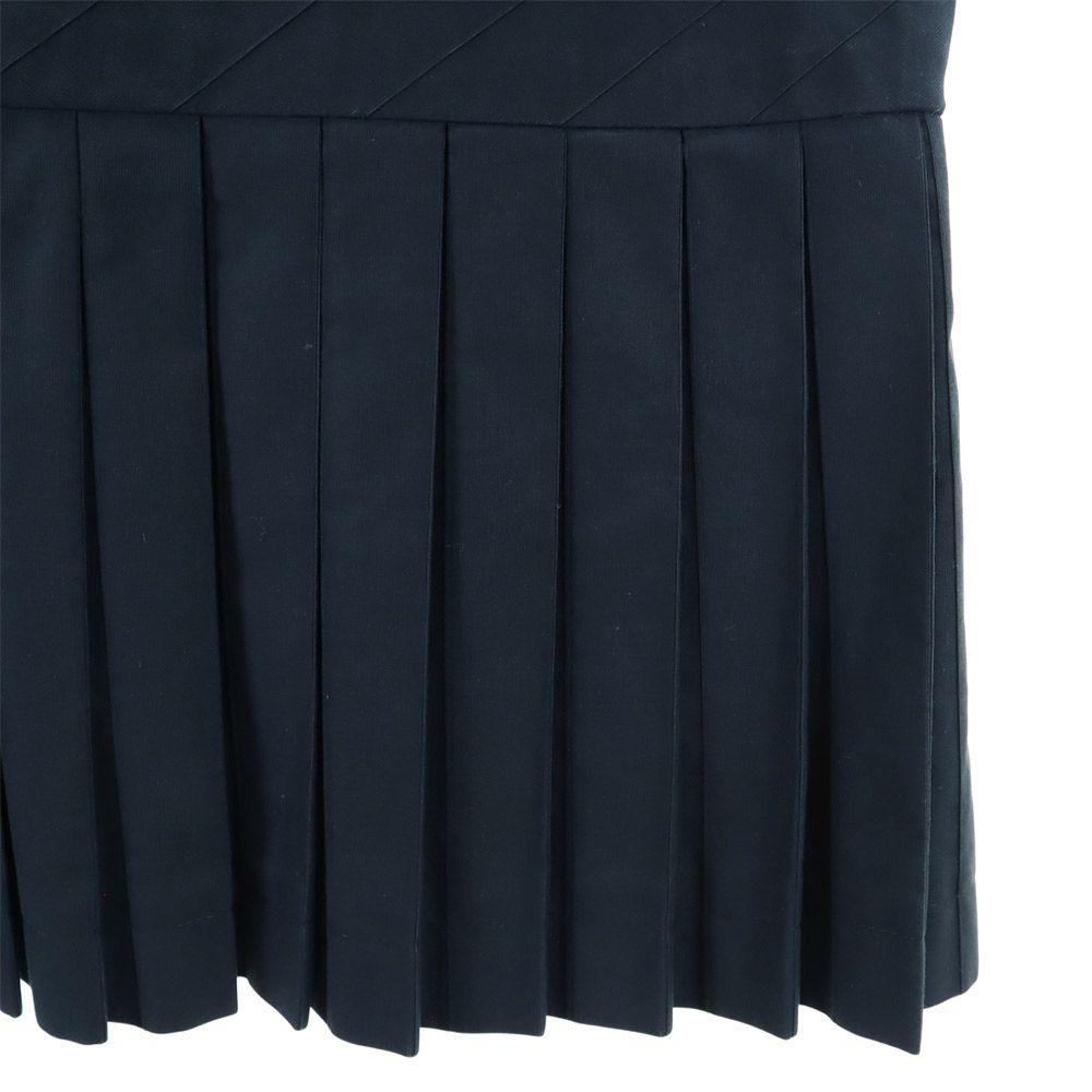 Chanel Made In France Midi Skirt 36 Navy System Women Used