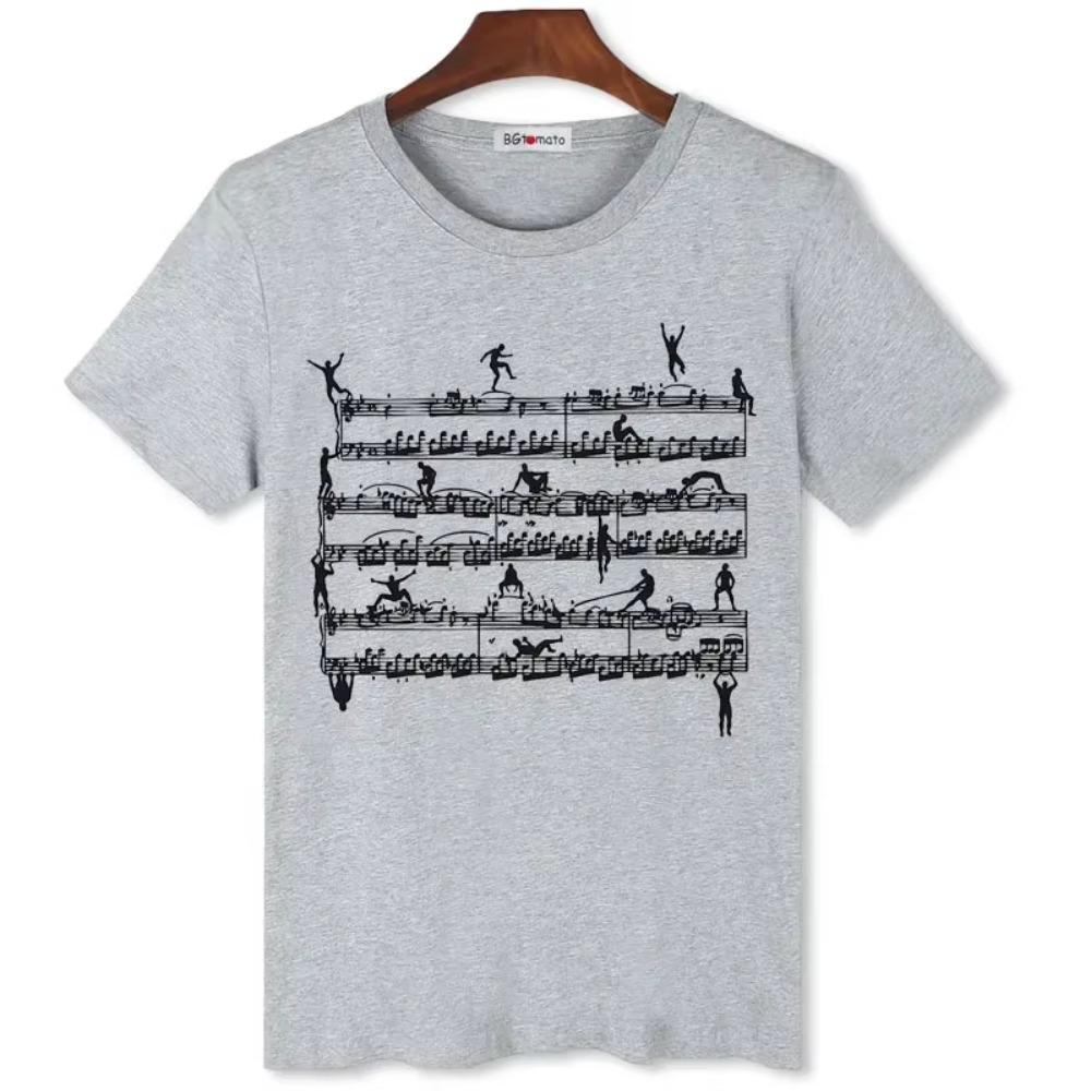 BGtomato Original Brand Creative Hand Printing T-shirt Summer Cool Tshirt for Men Personality Top Tees