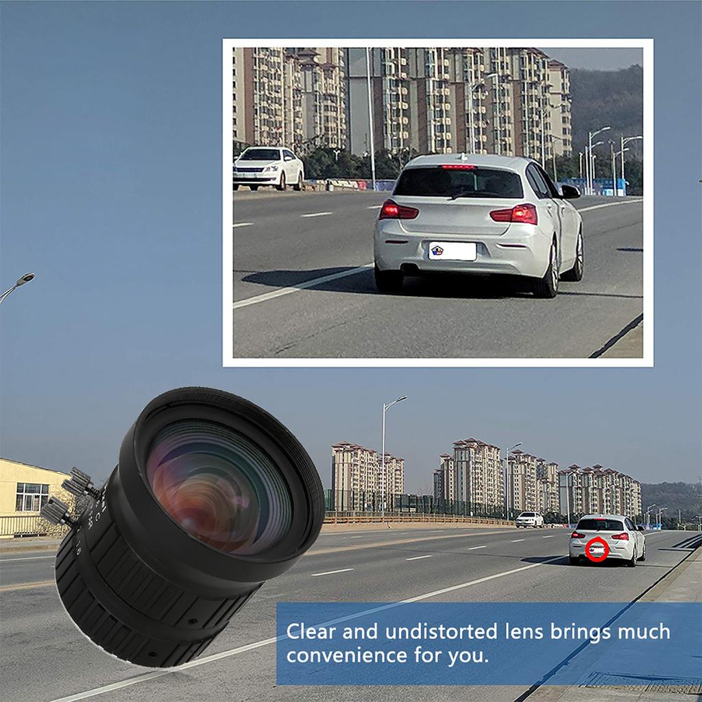 5MP 5mm Focal-Length CCTV HD Manual Lens 2/3 C Mount for Surveillance Security Camera