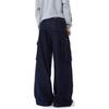 American High Street Jeans Men'S Autumn Trendy Brand Ins Loose Wide Leg Straight Leg Pants Micro Flared Pants