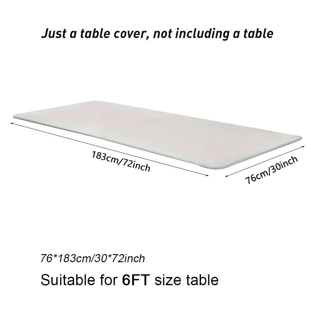 1Pcs Spandex Rectangular Tablecloth Stretch Elastic Fitted Table Cloth Washable Wrinkle Resistant Patio Table Cover