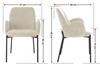 BLUMO upholstered chair, beige fabric