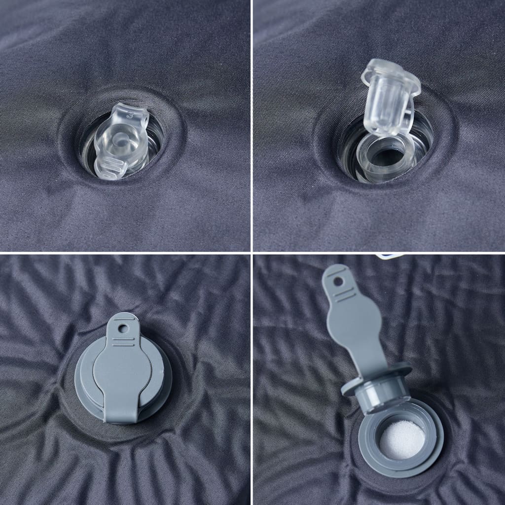 Self Inflating Sleeping Mat with Pillow Gray