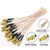 1Pcs 30cm Pigtail Jumper Cable RG178 RP SMA Female Adapter SMA To IPX Cable  for Wifi Router GPS AP