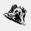 European and American New Panda Pattern Plush Hat Female Street Hipster Autumn and Winter Outdoor Thermal Basin Hat Casual Hat