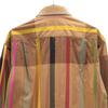 VIVIENNE WESTWOOD Striped Pattern Long Sleeve Cotton Shirt 48 Brown Men's Used