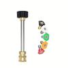 1/4" Quick Connect Spray Gun Nozzle for Karcher HD & Parkside M22-14 High-Pressure Car Washer Extension with Foam Cannon Adapter