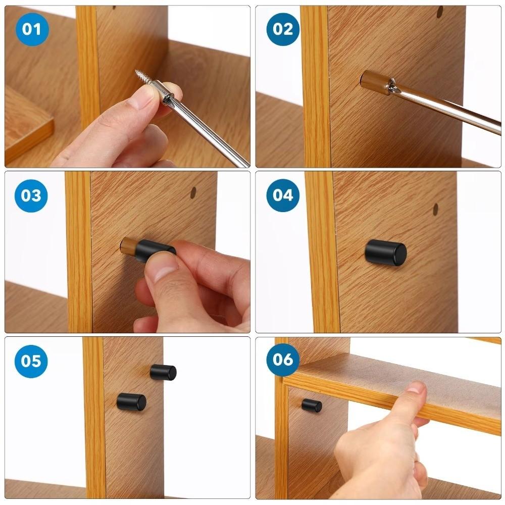 Multifunctional Shelf Support Pegs Bracke Integrated Heavy Duty Floating Shelfs