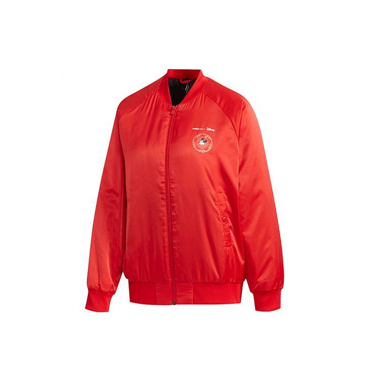 adidas neo × Disney Minnie Mouse Women s Bomber Jacket Red GE7765 S