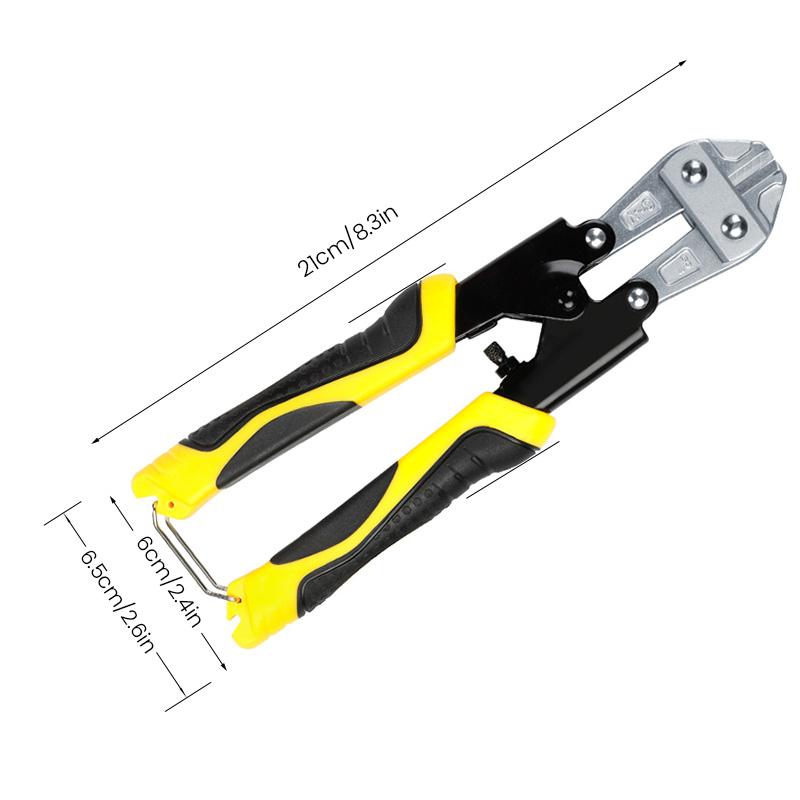 

AIRAJ 8 дюймов, кусачки для проволоки, легкие в работе, прочные кусачки для стальных прутков, профессиональный электрик, прочный инструмент