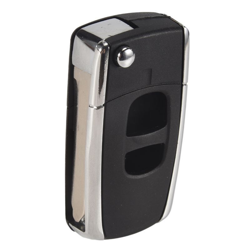 Langlebig-2 Tasten Fernbedienung Klappschlüssel Auto Schlüsselhülle Gehäuse Unbeschnittene Leere Klinge Ersatz Für Mazda 2 3 5 6 MX-5 RX-8