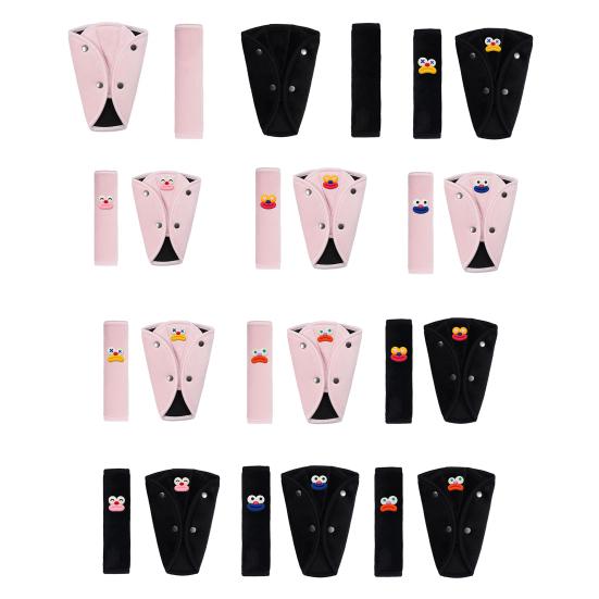 Yousheng 1/2Pcs Car Seat Belt Cover Shoulder Protection Machine Washable Easy to Install Universal Fit Cartoon Seatbelt Covers for Kids