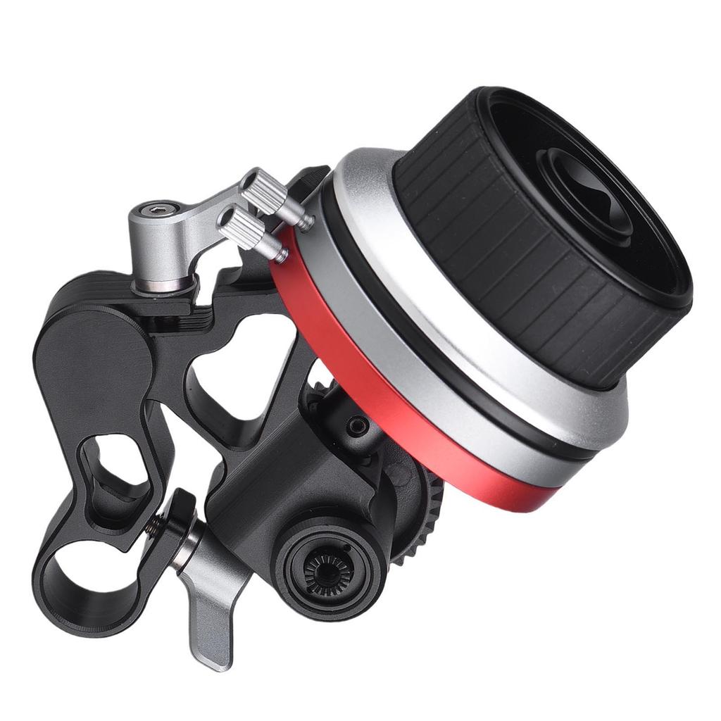 Wireless Follow Focus with A B Stops 15mm Rod Clamp for DSLR Mirrorless Cameras Fits Up To 114mm Diameter Lenses