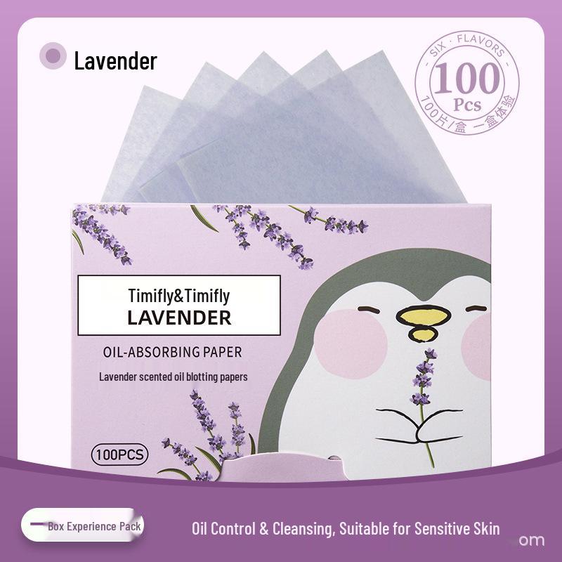 Unisex Facial Oil Blotting Paper with Mirror and Puff