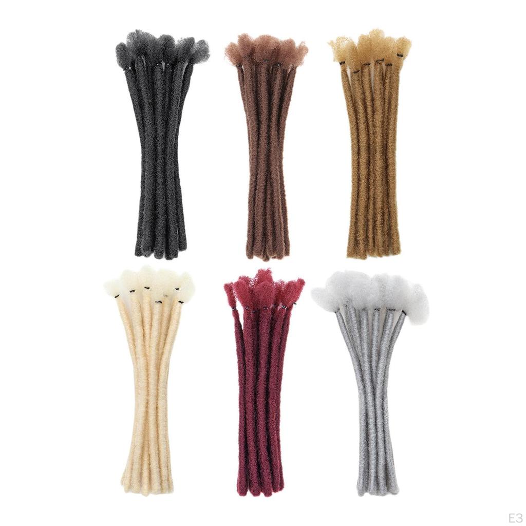 10 Pack Hair Extensions Dreadlock for DIY Styling And Events