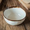 High-Value Ceramic Noodle Bowl Japanese-Style Home Restaurant Round Bowl Creative Brown Edge Small Bowl Japanese-Style Retro Tableware Bowl