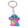 Stilvoller UFO Acryl Schlüsselanhänger Minimalistisches Sci-Fi Design Leicht Elegant Schlüsselring Accessoire Geschenk Täglicher Gebrauchsgegenstand