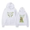 Autumn And Winter Flower Letter Printed Sweater Hoodie