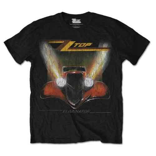 ZZ top: Eliminator official new printed pattern pure cotton top for men and women s clothing S