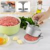 Manual Burger Press Patty Maker with 100 Patty Paper Adjustable Thickness Hamburger Patty Mold Non-Stick Kitchen Meat Gadgets