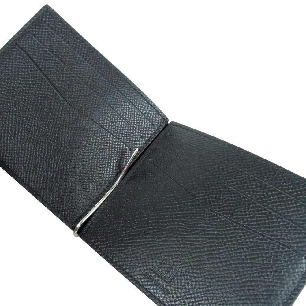 Dunhill Cadogan Money Clip Wallet R2810CABK Black [Used]