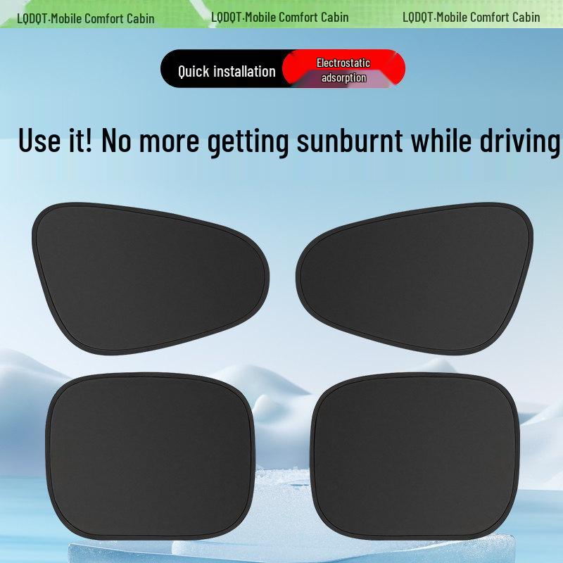 Vehicle Sunshade UV Protection - Heat Insulation Privacy Shield for Side Windows