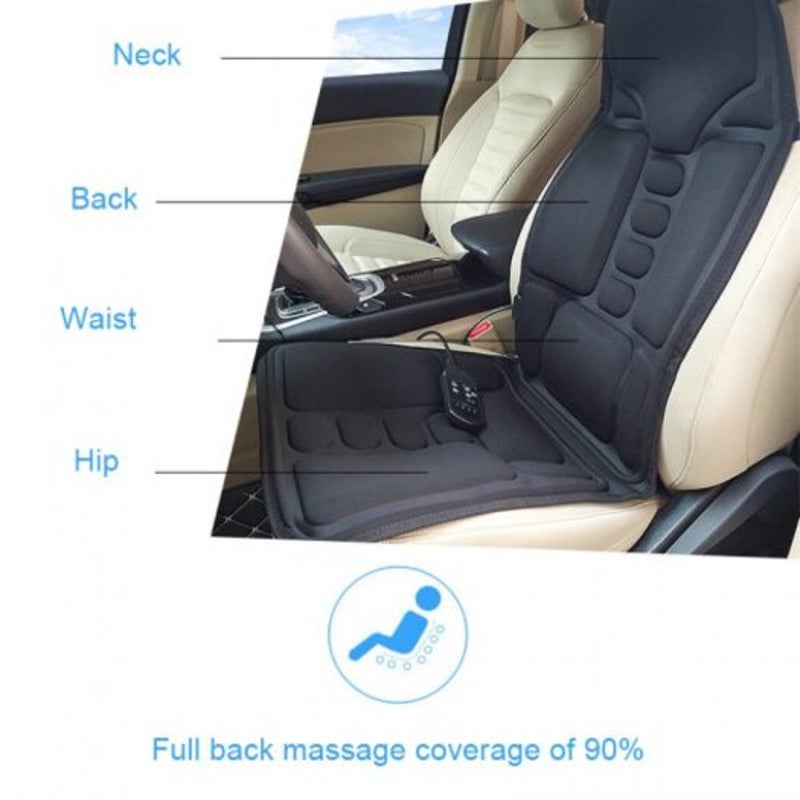 Massagers Full Neck Waist Infrared Therapy Heated Massage Electric Vibrating Cushion Seat